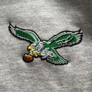 womens M quarter zip hoodie Birds